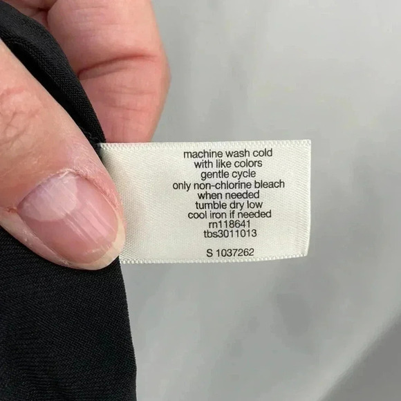 Lane Bryant Black Polyester Top 22/24 Short Sleeves - Picture 5 of 8